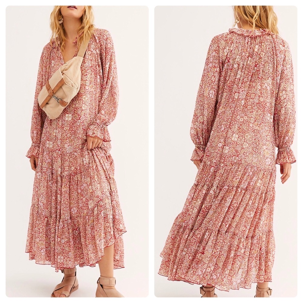 Free People Feeling Groovy Maxi Dress sz medium